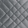 Eurofirany Plieno pilkos spalvos velvetinis dekoratyvinis lovos užtiesalas, 200x220 cm, lygus su dygsniavimu, dvigulei lovai, modernus namų dekoras, minkštas pledas Lovatiesė