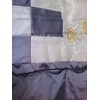 Patalynės komplektas Dekoratyvinis lovatiesės komplektas 220x240 cm su 2 pagalvių užvalkalais 50x60 cm, plieno ir kreminės spalvos raštas 1033, poliesterio lovos užtiesalas, miegamojo tekstilė