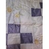 Patalynės komplektas Dekoratyvinis lovatiesės komplektas 220x240 cm su 2 pagalvių užvalkalais 50x60 cm, plieno ir kreminės spalvos raštas 1033, poliesterio lovos užtiesalas, miegamojo tekstilė