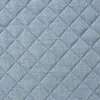 Eurofirany Mėlynas lino tekstūros dekoratyvinis lovos užtiesalas, 220x240 cm, dygsniuotas lovos uždangalas, miegamojo dekoras, dovana, stilingas pledas Lovatiesė