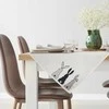 Eurofirany CHO/SPRING/Juodas/4 85X85 Baltas+Juodas VELVETAS