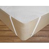 Čiužinio apsauga 90x200 cm, neperšlampamas kvėpuojantis užvalkalas, hipoalerginis barjeras, minkštas audinis, elastinės juostos kampuose, higieninis čiužinio užtiesalas