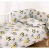 Multitex Kūdikių medvilninės patalynės komplektas 100x135 cm su apsaugėle, balionų motyvas, Oeko-Tex sertifikatas, minkšta ir švelni patalynė kūdikiams