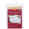 Multitex Patalynė adamaszkowa 220x200 balta 01 jednobarwna 1cm paski Matex