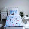Patalynė bawełniana 100x135 Frozen Anna Elsa Kraina Lodu poszewka 40x60 dziecięca do łóżeczka
