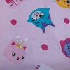 Patalynė bawełniana 100x135 Koci domek Gabi rožinė poszewka 40x60 Gabby`s Dollhouse JF24