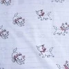 Patalynė bawełniana 100x135 kotek Marie Cat Bow balta pilka poszewka 40x60 JF24