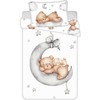 Jerry Fabrics Sweet Home vaikiškas patalynės komplektas Teddy Bear Ribbon, 100x135 cm, 2 dalių