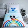 Patalynė bawełniana 100x135 Myszka Miki Mickey Mouse 0721 do łóżeczka poszewka 40x60