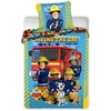 Faro Fireman Sam Saving the Day patalynės komplektas, 100×135 cm, 40×60 cm