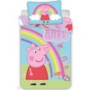 Patalynė bawełniana 100x135 Świnka Peppa 7506