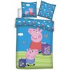 Patalynė bawełniana 100x135 Świnka Peppa i George poszewka 40x60 do łóżeczka