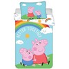Patalynės komplektas Patalynė bawełniana 100x135 Świnka Peppa Pig 8228 do łóżeczka dziecięca poszewka 40x60 JF 02