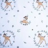 Patalynė bawełniana 140x200 Bambi sarenka jelonek wieniec balta 2794 dziecięca poszewka 70x90