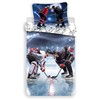Patalynė bawełniana 140x200 Hokej na lodzie łyżwy gra w hokeja zawodnicy Ice hockey 5000 poszewka 70x90