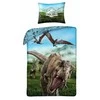MCU Patalynė bawełniana 140x200 Jurassic World Park Jurajski dinozaury T-Rex poszewka 70x90 Kids 12 Halantex
