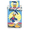 Patalynė bawełniana 140x200 Kaczor Donald Duck 9701 mėlyna poszewka 70x90