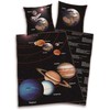 Herding 3d "kosmosas" patalynės komplektas 140x200 cm astronautams