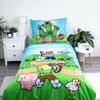 Patalynės komplektas Patalynė bawełniana 140x200 Minecraft Outdoor Mobs poszewka 70x90 Kids25