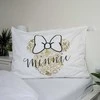 Patalynė bawełniana 140x200 Minnie Gold Mini Myszka 8339 kokardy poszewka 70x90 balta smėlio sp.