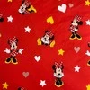 Patalynė bawełniana 140x200 Myszka Mini raudona serca Minnie Mouse poszewka 70x90 August 23
