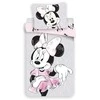 Patalynė bawełniana 140x200 Myszka Mini 1575 Minnie Mouse poszewka 70x90 JF 02