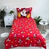 Patalynė bawełniana 140x200 Myszka Mini raudona serca Minnie Mouse poszewka 70x90 August 23