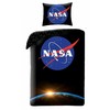 Patalynė bawełniana 140x200 Nasa juoda poszewka 70x90 Kids 13 Halantex