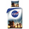 Patalynė bawełniana 140x200 Nasa kosmos kosmonauci rakieta 5995 poszewka 70x90 astronauta planety gwiazdy statek kosmiczny młodzieżowa