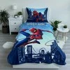 Patalynė bawełniana 140x200 Spider-man człowiek pająk mėlyna poszewka 70x90 JF 02
