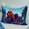 Patalynė bawełniana 140x200 Spider-man człowiek pająk mėlyna poszewka 70x90 JF 02