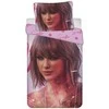 Patalynė bawełniana 140x200 Swiftie Szybki rožinė poszewka 70x90 JF24