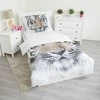Patalynė bawełniana 140x200 Tygrys balta 8088 Tiger baltas poszewka 70x90