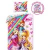 MCU Patalynė bawełniana 140x200 Winx czarodzeijki rožinė poszewka 70x90 + maišelis bawełniany Kids 13 Halantex