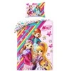 MCU Patalynė bawełniana 140x200 Winx czarodzeijki rožinė poszewka 70x90 + maišelis bawełniany Kids 13 Halantex