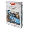 Multitex Medvilninės patalynės komplektas 220x200 cm, kosmoso tematikos juodas ir mėlynas dizainas, universalus dydis, 3 dalių rinkinys su užvalkalais, miegamojo tekstilė