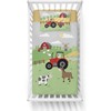 Detexpol Bambuko patalynės komplektas TRAKTOR Farma 90x120 cm bambukas + medvilnė