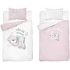 Patalynės komplektas Detexpol Vaikiška patalynė 2 vnt 100x135cm 3944B BEAR rožinė BABY SHOWER