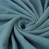 Multitex Tamsiai turkio spalvos medvilnės muslino patalynės komplektas, 220x200 cm antklodės užvalkalas su pagalvėmis, kvėpuojantis dvigubas audinys, nelyginama patalynė, OEKO-TEX sertifikatas