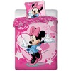 Faro Patalynė DWUSTRONNA BAWEŁNIANA 160x200 MYSZKA MINNIE MINI MOUSE RÓŻOWA