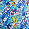 Patalynė bawełniana 140x200 Sonic Let`s go mėlyna poszewka 70x90 JF24
