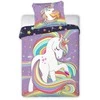 MCU Patalynė dziecięca 100x135 Kucyk Pony violetinė 022 Przytulaki bawełniana poszewka 40x60
