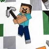 Patalynė dziecięca 140x200 Minecraft "Out of the Box" žalia poszewka 70x90 JF24