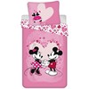 Patalynė dziecięca 140x200 Myszki Mini Miki 9527 Minnie Mickey Mouse poszewka 70x90