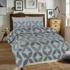 Patalynės komplektas Matex Patalynė flanelowa 140x200 F-74A-1 maroko pilka juoda mėlyna