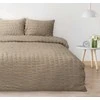 Patalynės komplektas Multitex Patalynė gofrowana 220x200 smėlio sp. ciemna 44 satynowa Matex