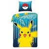 Patalynė młodzieżowa 140x200 Pokemon Pokemony Pikachu Pikaczu posewka 70x90 Kids 12 Halantex