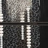 Eurofirany Medvilnės satino patalynės komplektas, 140x200 cm ir 70x80 cm, su užtrauktuku, 125 g/m², smėlio ir juodos spalvos leopardo raštas, minkšta patalynė miegamajam Patalynė