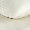 Eurofirany Satininės patalynės komplektas 140x200 cm, kreminės damasko juostelės, minkšta medvilninė patalynė, patogus patalynės komplektas, prabangus patalynės komplektas, medvilninis satinas Patalynė