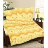 Gofruotos medvilnės patalynės komplektas, 200x220 cm antklodės užvalkalas su pagalvėmis, storas 140 g/m² audinis, užsegimas sagomis, nelyginama patalynė, miegamojo tekstilė